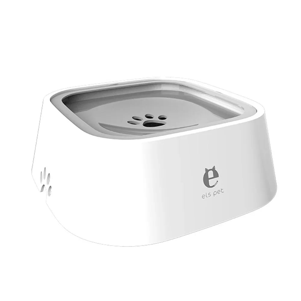 Custom Dog Drinking Water Bowl No Spill Floating Non-Wetting Mouth Cat Slow Anti-Overflow Water Feeding Dispenser Large Capacity